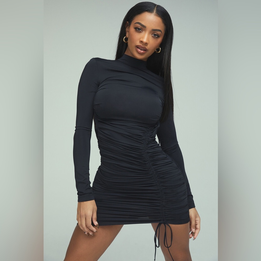 House of CB / Mistress Rocks Black Open Back Dress